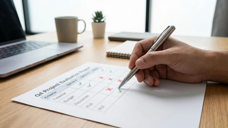 Tableau de comparaison avec symboles de validation